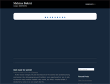 Tablet Screenshot of mahimabakshi.com